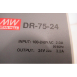 24 Volt Mean Well DR-75-24. Used